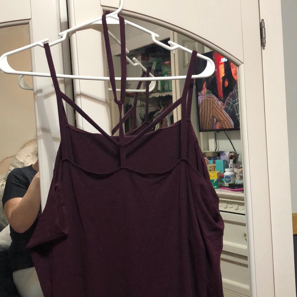 Burgundy Shirt/dress